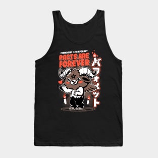 Pacts Are Forever Black - Creepy and Cute Tank Top